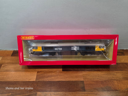 HORNBY 00 GAUGE - R3748 - CLASS 66 DIESEL 66789 GBRF BRITISH RAIL 1948-1997