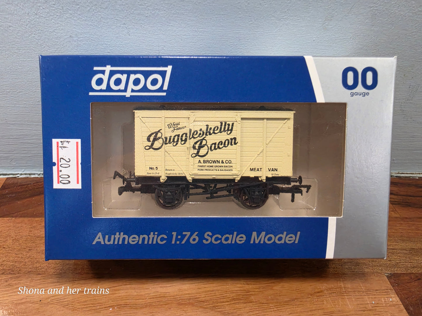 00 Gauge Dapol Buggleskelly Bacon - A. Brown - (Oh, Mr. Porter!) Meat Van/Wagon