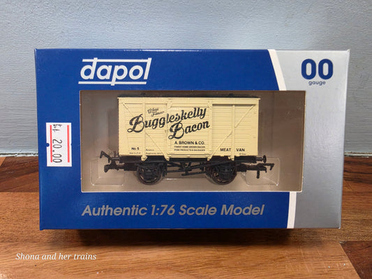 00 Gauge Dapol Buggleskelly Bacon - A. Brown - (Oh, Mr. Porter!) Meat Van/Wagon