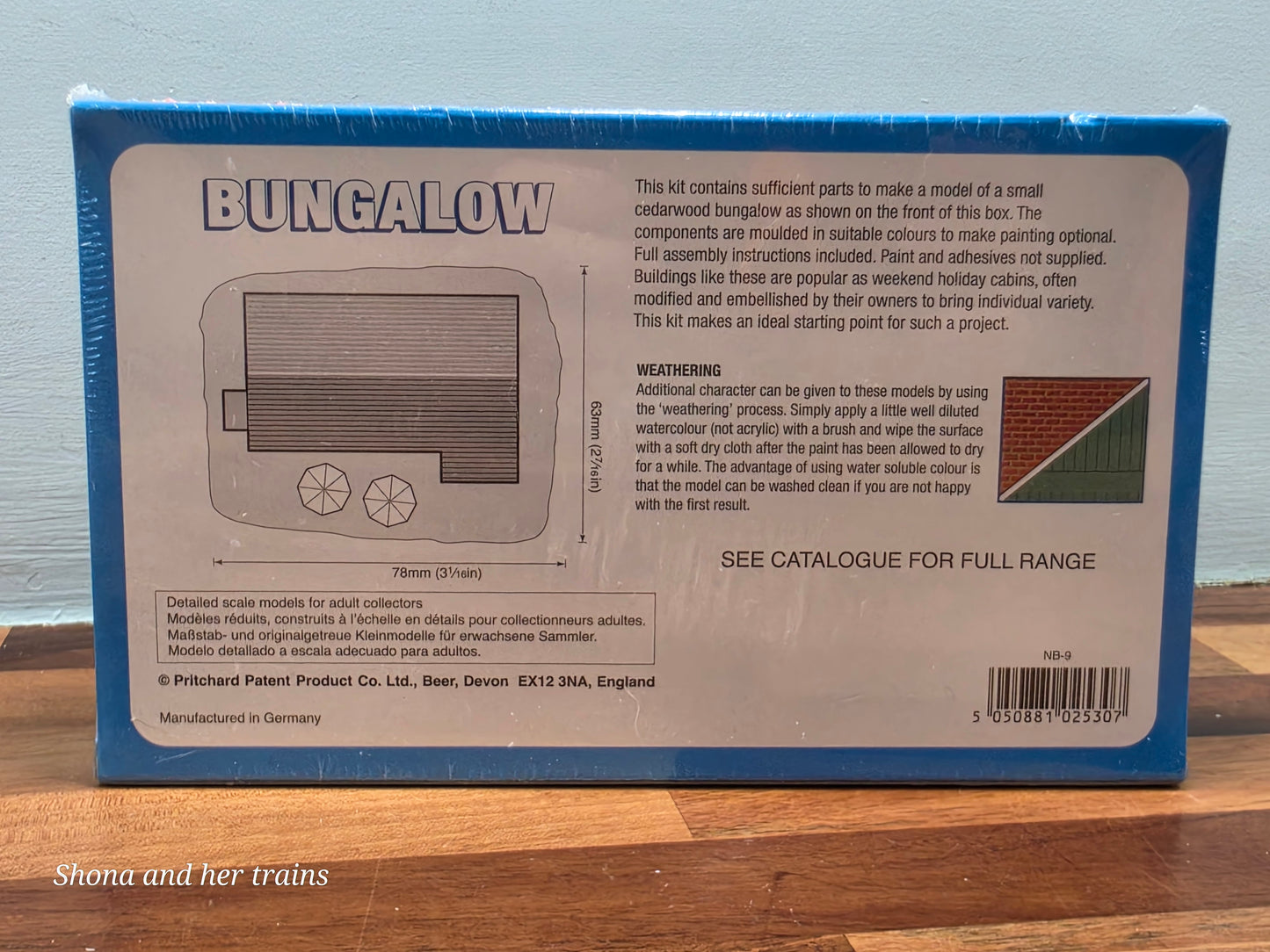 Peco N Gauge Bungalow modern cedarwood type kit NB-9
